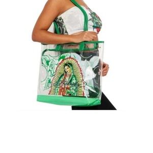 Virgin Guadalupe Clear tote Bag ED Hardy
